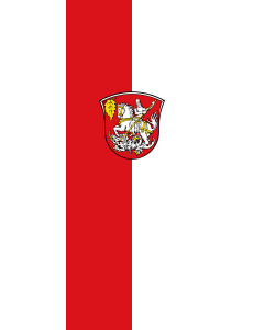 Flagge:  Birkenfeld  |  Hochformat Fahne | 3.5m² | 300x120cm 