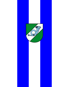 Flagge:  Esselbach  |  Hochformat Fahne | 3.5m² | 300x120cm 