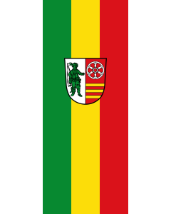 Flagge:  Frammersbach, M  |  Hochformat Fahne | 3.5m² | 300x120cm 