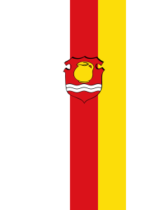 Flagge:  Hafenlohr  |  Hochformat Fahne | 3.5m² | 300x120cm 
