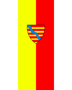 Flagge:  Lohr a.Main, St  |  Hochformat Fahne | 3.5m² | 300x120cm 