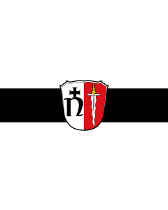 Flagge: Large Neustadt a.Main  |  Querformat Fahne | 1.35m² | 90x150cm 