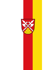 Flagge:  Partenstein  |  Hochformat Fahne | 3.5m² | 300x120cm 