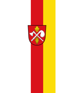 Flagge:  Rechtenbach  |  Hochformat Fahne | 3.5m² | 300x120cm 