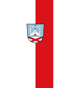 Flagge:  Retzstadt  |  Hochformat Fahne | 3.5m² | 300x120cm 