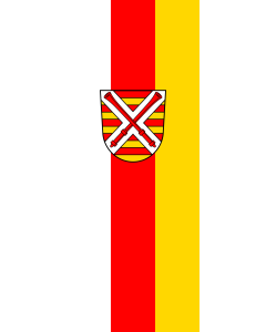 Flag: Wiesthal | portrait flag | 3.5m² | 38sqft | 300x120cm | 10x4ft