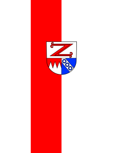 Flag: Zellingen, M | portrait flag | 3.5m² | 38sqft | 300x120cm | 10x4ft