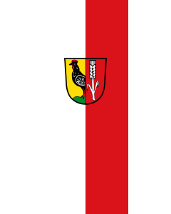 Flagge:  Dittelbrunn  |  Hochformat Fahne | 3.5m² | 300x120cm 