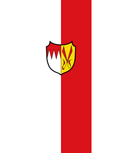 Flagge:  Frankenwinheim  |  Hochformat Fahne | 3.5m² | 300x120cm 