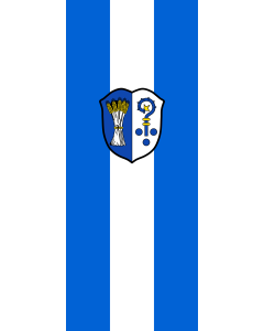 Flagge:  Geldersheim  |  Hochformat Fahne | 3.5m² | 300x120cm 