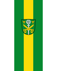 Flagge:  Michelau i.Steigerwald  |  Hochformat Fahne | 3.5m² | 300x120cm 