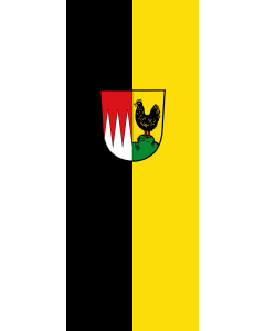 Flagge:  Schonungen  |  Hochformat Fahne | 3.5m² | 300x120cm 