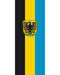 Flagge:  Sennfeld  |  Hochformat Fahne | 3.5m² | 300x120cm 