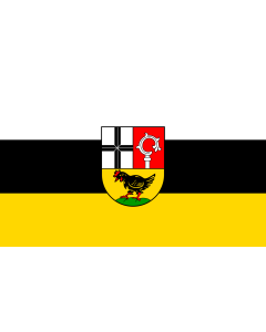 Bandiera: Üchtelhausen | bandiera paesaggio | 1,35&nbsp;m² | 90&nbsp;×&nbsp;150&nbsp;cm 