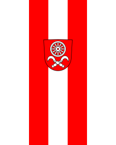 Flag: Waigolshausen | portrait flag | 3.5m² | 38sqft | 300x120cm | 10x4ft