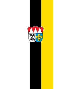 Flag: Würzburg (Kreis) | portrait flag | 3.5m² | 38sqft | 300x120cm | 10x4ft