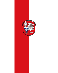Flagge:  Eisingen  |  Hochformat Fahne | 3.5m² | 300x120cm 
