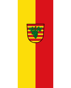 Flagge:  Erlabrunn  |  Hochformat Fahne | 3.5m² | 300x120cm 
