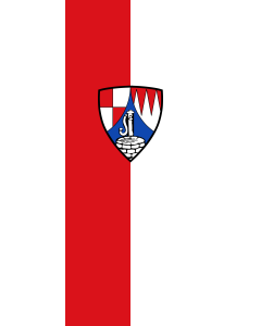 Flagge:  Gerbrunn  |  Hochformat Fahne | 3.5m² | 300x120cm 