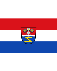 Flagge: Large Geroldshausen  |  Querformat Fahne | 1.35m² | 90x150cm 