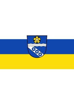 Flagge: Large Hausen b.Würzburg  |  Querformat Fahne | 1.35m² | 90x150cm 