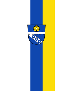 Flagge:  Hausen b.Würzburg  |  Hochformat Fahne | 3.5m² | 300x120cm 