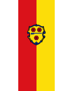 Flagge:  Helmstadt, M  |  Hochformat Fahne | 3.5m² | 300x120cm 