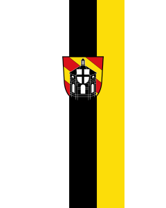 Flagge:  Holzkirchen  |  Hochformat Fahne | 3.5m² | 300x120cm 