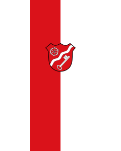 Flagge:  Kürnach  |  Hochformat Fahne | 3.5m² | 300x120cm 