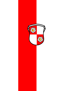 Flagge:  Altertheim  |  Hochformat Fahne | 3.5m² | 300x120cm 