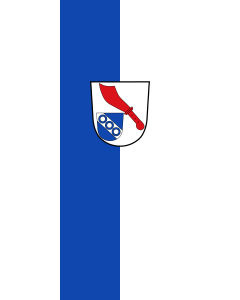 Flagge:  Prosselsheim  |  Hochformat Fahne | 3.5m² | 300x120cm 