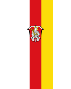 Flagge:  Randersacker, M  |  Hochformat Fahne | 3.5m² | 300x120cm 