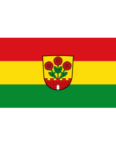 Flag: Rimpar, M |  landscape flag | 1.35m² | 14.5sqft | 90x150cm | 3x5ft 