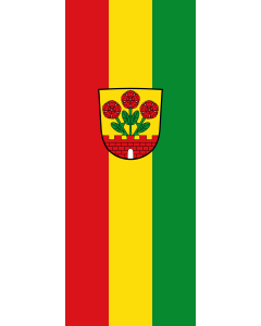 Flag: Rimpar, M | portrait flag | 3.5m² | 38sqft | 300x120cm | 10x4ft