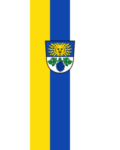 Flag: Sommerhausen, M | portrait flag | 3.5m² | 38sqft | 300x120cm | 10x4ft