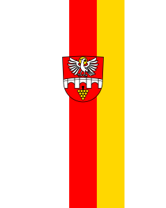 Flag: Tauberrettersheim | portrait flag | 3.5m² | 38sqft | 300x120cm | 10x4ft