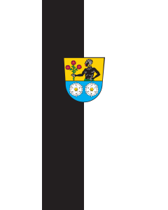 Flag: Uettingen | portrait flag | 3.5m² | 38sqft | 300x120cm | 10x4ft