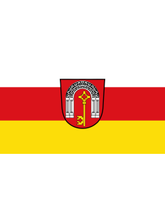 Flag: Leinach |  landscape flag | 1.35m² | 14.5sqft | 90x150cm | 3x5ft 