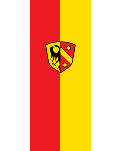 Flag: Kaufbeuren | portrait flag | 3.5m² | 38sqft | 300x120cm | 10x4ft