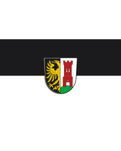 Flag: Kempten (Allgäu) |  landscape flag | 1.35m² | 14.5sqft | 90x150cm | 3x5ft 