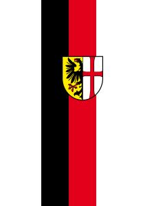 Flag: Memmingen | portrait flag | 3.5m² | 38sqft | 300x120cm | 10x4ft