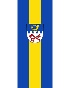 Flag: Eurasburg | portrait flag | 3.5m² | 38sqft | 300x120cm | 10x4ft