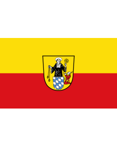 Flag: Inchenhofen, M |  landscape flag | 1.35m² | 14.5sqft | 90x150cm | 3x5ft 