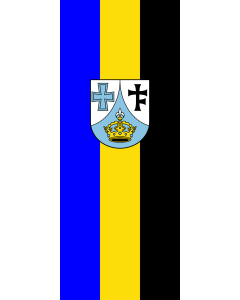 Bandiera: Todtenweis | bandiera ritratto | 3,5&nbsp;m² | 300&nbsp;×&nbsp;120&nbsp;cm 