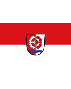 Flag: Gersthofen, St |  landscape flag | 1.35m² | 14.5sqft | 90x150cm | 3x5ft 