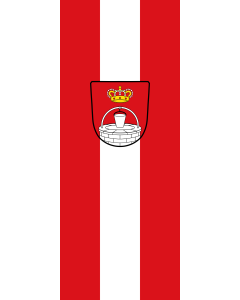 Flag: Königsbrunn, St | portrait flag | 3.5m² | 38sqft | 300x120cm | 10x4ft