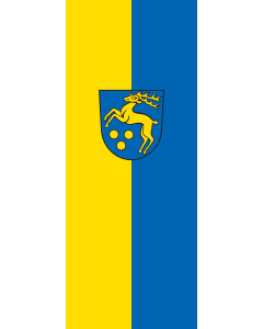 Flag: Mickhausen | portrait flag | 3.5m² | 38sqft | 300x120cm | 10x4ft