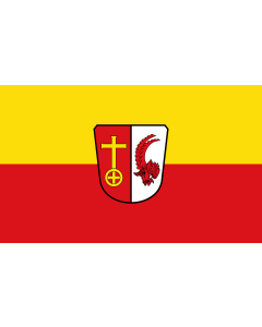 Flag: Mittelneufnach |  landscape flag | 1.35m² | 14.5sqft | 90x150cm | 3x5ft 