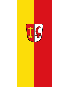 Flag: Mittelneufnach | portrait flag | 3.5m² | 38sqft | 300x120cm | 10x4ft