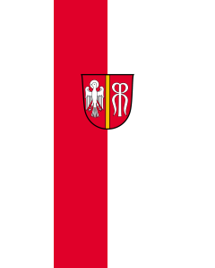 Flag: Neusäß, St | portrait flag | 3.5m² | 38sqft | 300x120cm | 10x4ft
